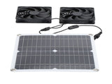 12W 18V Solar Panel Fan Kit Solar Exhaust Fan Up to 3000 RPM IP65 Waterproof for Outside Small V1294-YM0901-3114240035111