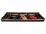 Waterproof Shoes Storage Box with Zipper PVC Cover Shoe Organizer Boxes Adjustable DividersL V1294-YM0901-3117200150411