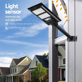 Leier 160 LED Solar Street Light Flood Motion Sensor Remote STL-OP-160-B