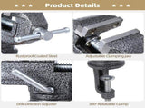 Golf Club Grip Vise Clamp Kit, Adjustable Golf Club Vice Clamp, 360 Degrees Rotating Golf Shaft V1369-AZ3-W-08959