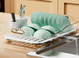 Dish Drying Rack Multipurpose Large Capacity Detachable Space Saving Drain Holes Sink Drying Rack V1294-YM0901-3117230419911