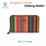 PIP Studio Jacquard Stripe Multi Oblong Wallet V442-HIN-MISC-WALLETJACQUARDSTRIPE-MULTI-RE