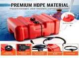 Boat Fuel Tank Portable Marine Outboard Gas Tank 12 Gal/55L with Hose V952-CYCYXWS12GAL1MPLHV0
