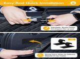 Waterproof Trunk Mat, Trunk Mat, Pet Car Mat, Non-slip Backing, Full Coverage Trunk Protector for V1189-LC-QP-00716