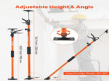 Cabinet Jack Support Pole, 2-Pack, 116-290 cm Steel Telescopic Quick Support Rod, Adjustable 3rd V952-QXKSCG2PCS45I1VOG001V0
