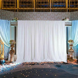 3x6m White Stage Curtain Backdrop V178-66768