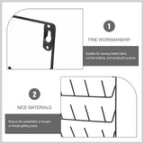 Iron Thread Holder Wall Mounted Sturdy Household Braiding Rack for Sewing Storage V1366-AZ2-W-12079