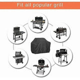 Grill Cover Waterproof Oxford Fabric Weather Resistant Dustproof for Outdoor BBQ Grill Black 170 x V1189-LC-HW-00450