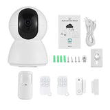 3MP Security Camera 2.4G WiFi Smart Indoor Monitoring Cam with Night Viewing 2 Way Phone APP Remote V1294-YM0901-HS7062