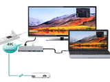 INTACT 9822T USB-C 7-in-1 Multifunction Adapter HDMI/USB3.0*1/USB2.0*2/SD/TF/USB-C PD V28-ELEINT9822T