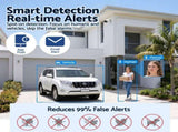 UL-Tech 4CH 5MP PoE NVR Security System, 4 Cameras, Dual-Light Colour Night Vision, Two-Way Audio, CCTV-POE-4C-4S-WH