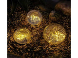 Solar Garden Light - Crack Glass Ball Solar Outdoor Garden Decorative Walkway Solar V1263-JX-1724