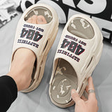 Men'S Slippers EVA Slippers Indoor Outdoor Slippers Beach Slippers Shower - White - Size 38 V1106-935-04245-WHT-38
