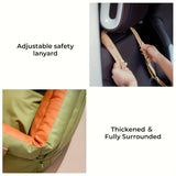 Green Blue Black car dog seat, dog travel, pet car accessories, dog safety in car, Australian pet V1106-136-GRE-35067