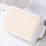 Small White Ceramic Casserole Dish for Oven, 1 Piece Ceramic Baking Dish, Lasagna Pan, Microwave V1370-AZ4-17176
