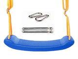 Swing Seat Anti Skid Buckle Adjustable Tear Resistant Rope Children Seat Swing for Park Outdoor Blue V1294-YM0703-3111230032913
