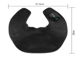 Black Wireless Large Coverage Heated Shoulder & Neck Wrap - TypeC Rechargeable Thermal Therapy Shawl V888-ELOSUNG49732