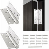 Automatic Door Closer With Stop Device, Adjustable Spring Hinge Door Closer, Buffer Close For V1188-MS-227-0239