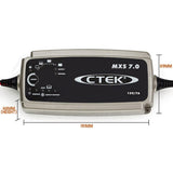 CTEK MXS 7.0 12V Smart Battery Charger 7Amp Car Boat 4WD Caravan Gel AGM V219-CTEK-56-757