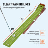 Golf Putting Mat, 1 Hole Indoor Golf Putting Green, Wrinkle-Free Golf Training Aid, Mini Golf V952-ZFXKZDHQTGDLUGZN2V0
