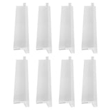 8PCS Aluminum Siding Corners 8 Inch Outside Siding Corner Trim with Screws for House Exterior Corner V1294-YM0901-3114240020011