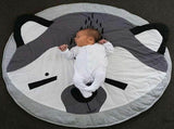 Play Mat Cute Cartoon Animal Pattern Soft Cotton Crawling Mat for Baby Children 90cm Fox V1294-YM0901-181209LM26-1