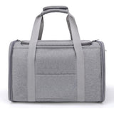 Foldable Travel Pet Carrier Bag Portable Cat Dog Kennel Bag Grey - S V1263-JX-6847-1