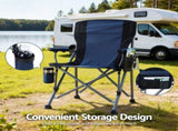 Weisshorn Camping Chair Folding Outdoor Portable Seat Lightweight Beach Picnic Fishing Capacity XFEL-CAMP-CH-BU