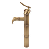 All Copper Antique Faucet 3 Sections Bamboo Joint Single Hole Basin Tap Bevel Mouth Toilet Cold Hot V1294-YM0626-3112220094011