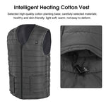 L Electric Vest Heated Jacket USB Thermal Warm Heat Pad Winter Body Warmer Unisex V201-W12983750