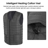 M Electric Vest Heated Jacket USB Thermal Warm Heat Pad Winter Body Warmer Unisex V201-W12983751