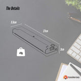 Tooleroo Portable A4 Thermal Printer White Paper Kit - Wireless and Inkless V238-SUPDZ-40903265648720