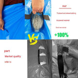 208*160*38cm Blue Heavy Duty PE Mattress Bag for Moving and Storage - Waterproof Mattress Cover with V888-ELOSUNG56147-1