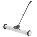 24.9 kg Rolling Magnetic Sweeper with Wheels,Push-Type Magnetic Pick Up Sweeper, Large Magnet Pickup V952-TLSCXQSQT36558SE0V0