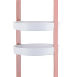 3 Layers Round Storage Rack Integral Handle 3 Layer Storage Round Stand for Bathroom Pink V1294-YM0521-3117230079013