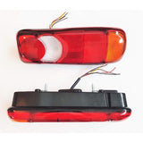 2 pcs Tail Lights Lamp For Truck, Tipper, Tractor, Trailer, Chassis - Universal Bulbs Working In 12V V1188-MS-227-0357