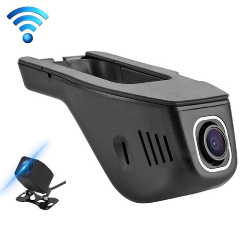 1080P Dual Recording Hidden Driving Recorder With Wifi And Screen - Black PRL-A2068232060DBT