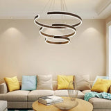 BAMDECOR AD2573 3 Round Rings C Shape Ceiling Light Chandeliers V255-BAM-AD2573-3
