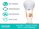 10 Pcs Chinese Lanterns to Release in Memorial Decoration Lanterns for V1192-AZ-W-14604
