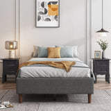 Bed Frame Mattress Foundation Double V264-BFS-206F-DGR-DL-1