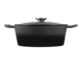 TOQUE 4L Enamel Dutch Oven Pot in Black Colour KT0180-4L-BK_NZ