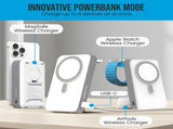 OneAdaptr OneGo White 5 in 1 MagSafe Charging Stand Power Bank OG-B10WH