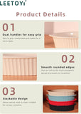 Porcelain Small Oval Au Gratin Pans, Baking Dish Set for 1 or 2 person servings, Bakeware with V1258-DP02-C-66