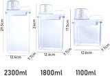 Washing Powder Storage Box with Lid and Measuring Cup, 2300 ml V1237-ZY-818-250