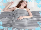 Dark Grey Queen Size 200x150CM Cooling Blanket for Hot Sleepers - Lightweight Breathable All-Season V888-ELOSUNG42211