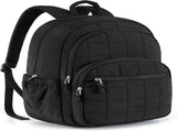 College Laptop Backpack, Travel Backpack Women, Quilted Casual Daypack, Water-Resistant Bookbag V1258-DP02-F-7