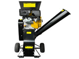 Ducar 601C 15HP Wood Chipper Key Start Shredder Mulcher Grinder Yellow Black WCP-601C-YLBK