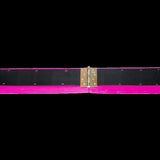 2.2m Gymnastics Folding Balance Beam Pink Synthetic Suede V63-826771