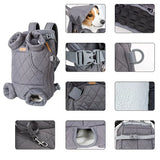 Winter Pet Front Pack Warm, Lightweight, Hands-Free, Cozy Companion for Every Journey/GREY V1232-CWJHBB-003