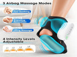 Air Compression Heated Foot Massager, Sole & Ankle Dual Zone Kneading with 4 Intensities, 4 Temp and V888-ELOSUNG55104-1